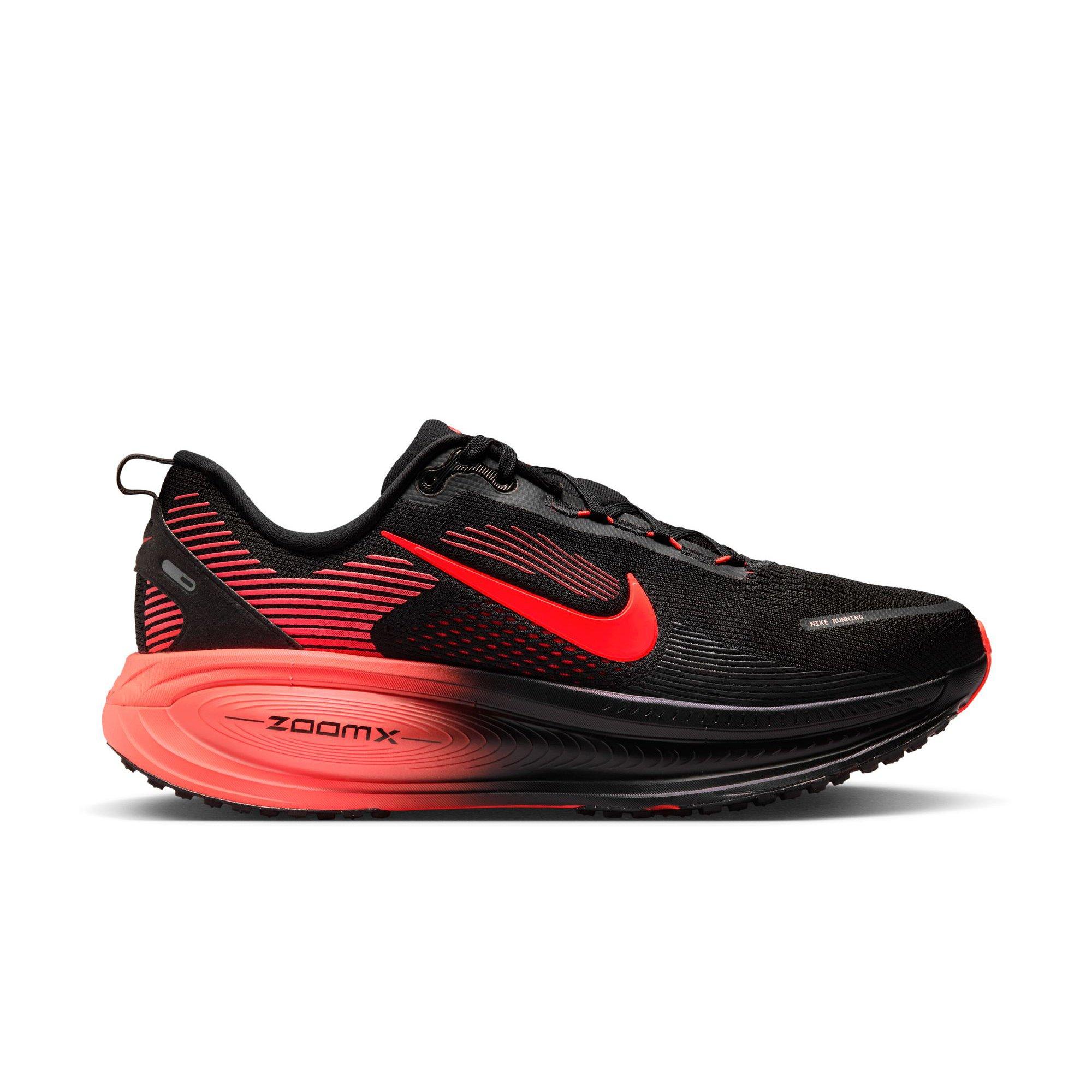 Nike Vomero 18 "Black/Bright Crimson/University Red" Men's Road Running Shoe - BLACK/RED